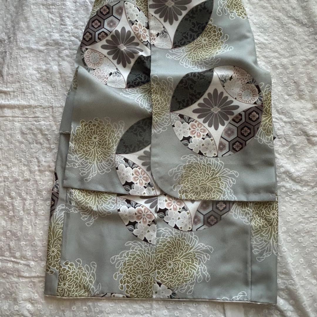 七五三　3歳 男の子 フルセット　ベージュ 金彩×ミント七宝 ひよこ商店