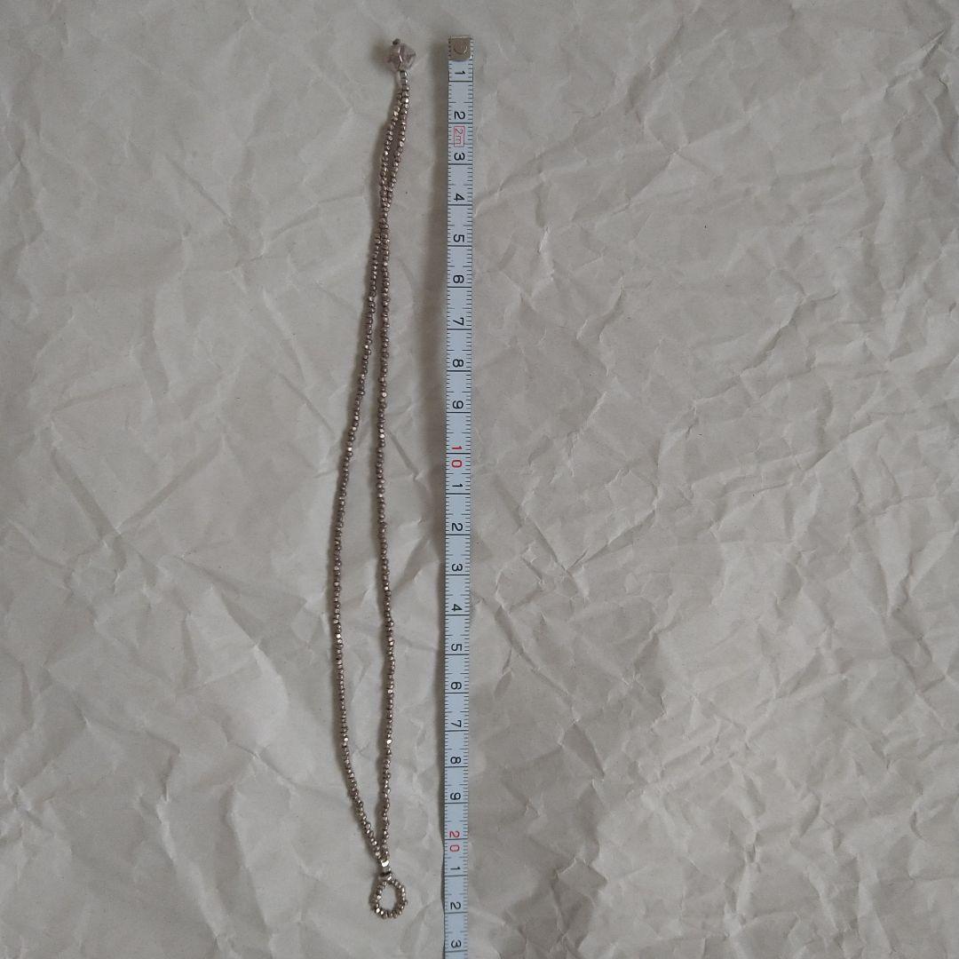 【accessory mau】アンクレット　カレンシルバー