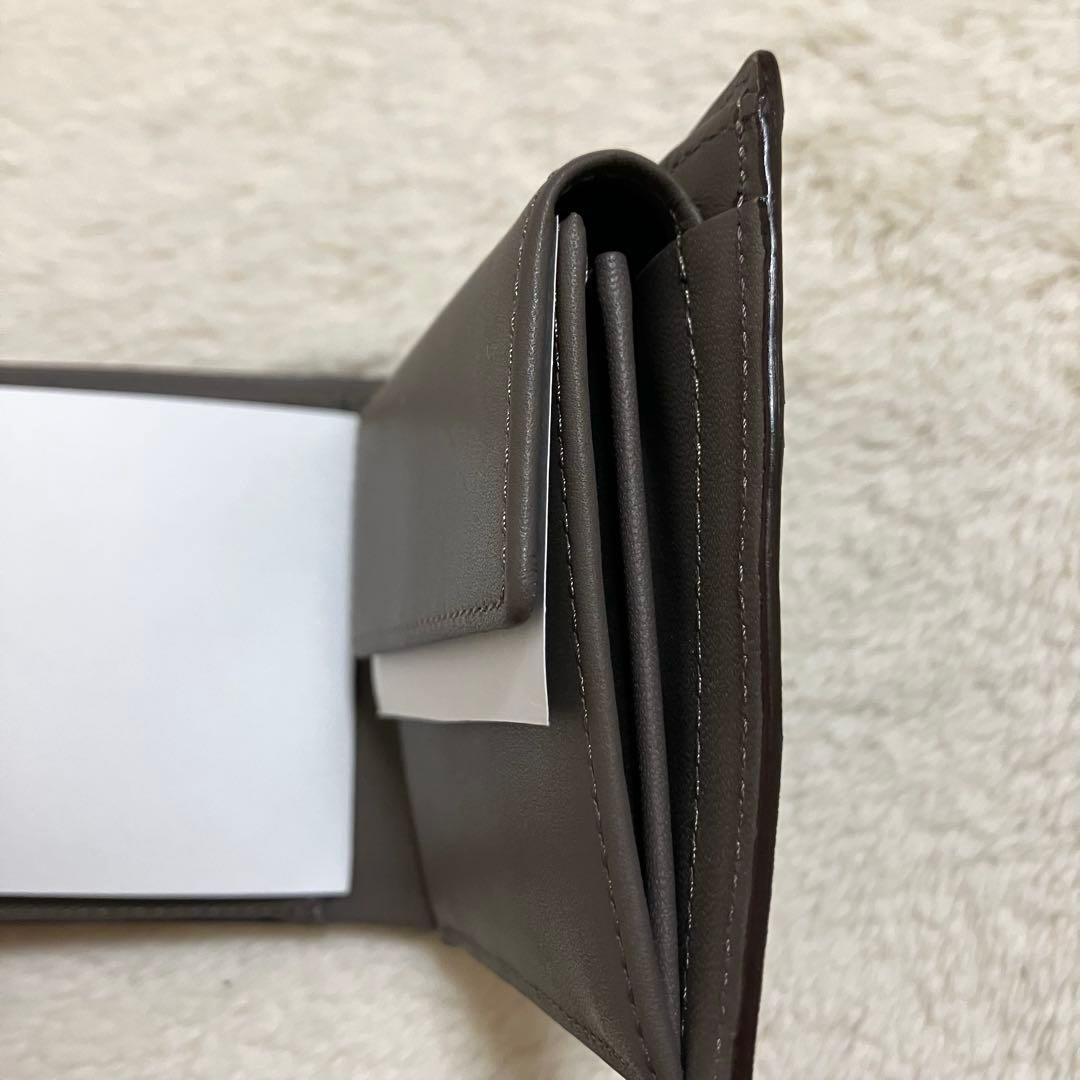 【新品未使用】Paul Smith ハイライトステッチ　二つ折り財布 ブラウン系