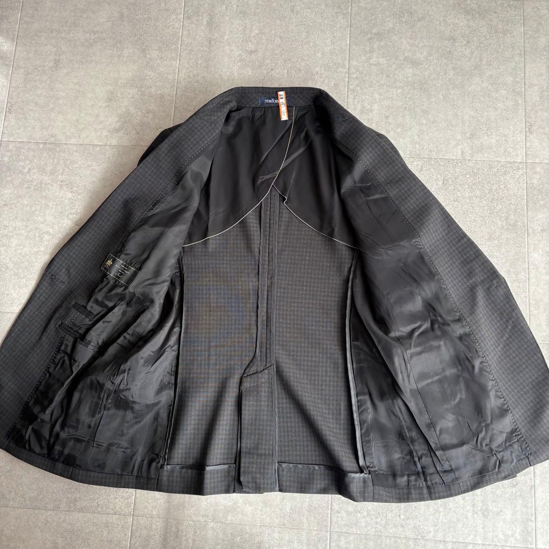 美品✨ NEWYORKER CERRUTI チェック パンツスーツ ブラック 9