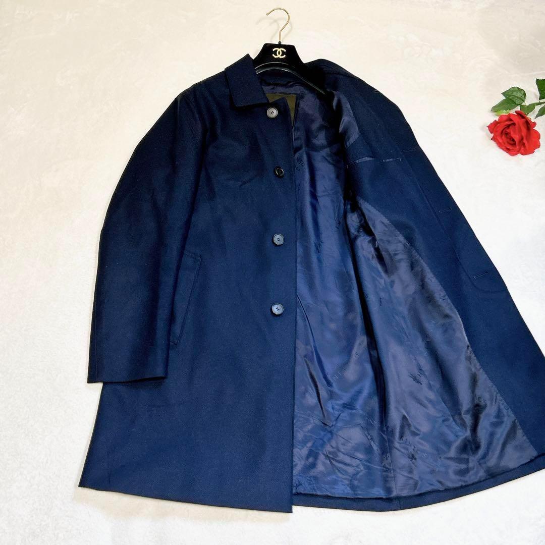 ほぼ未使用✨　マッキントッシュ　ダンケルド　ステンカラー　コート　ネイビー　42