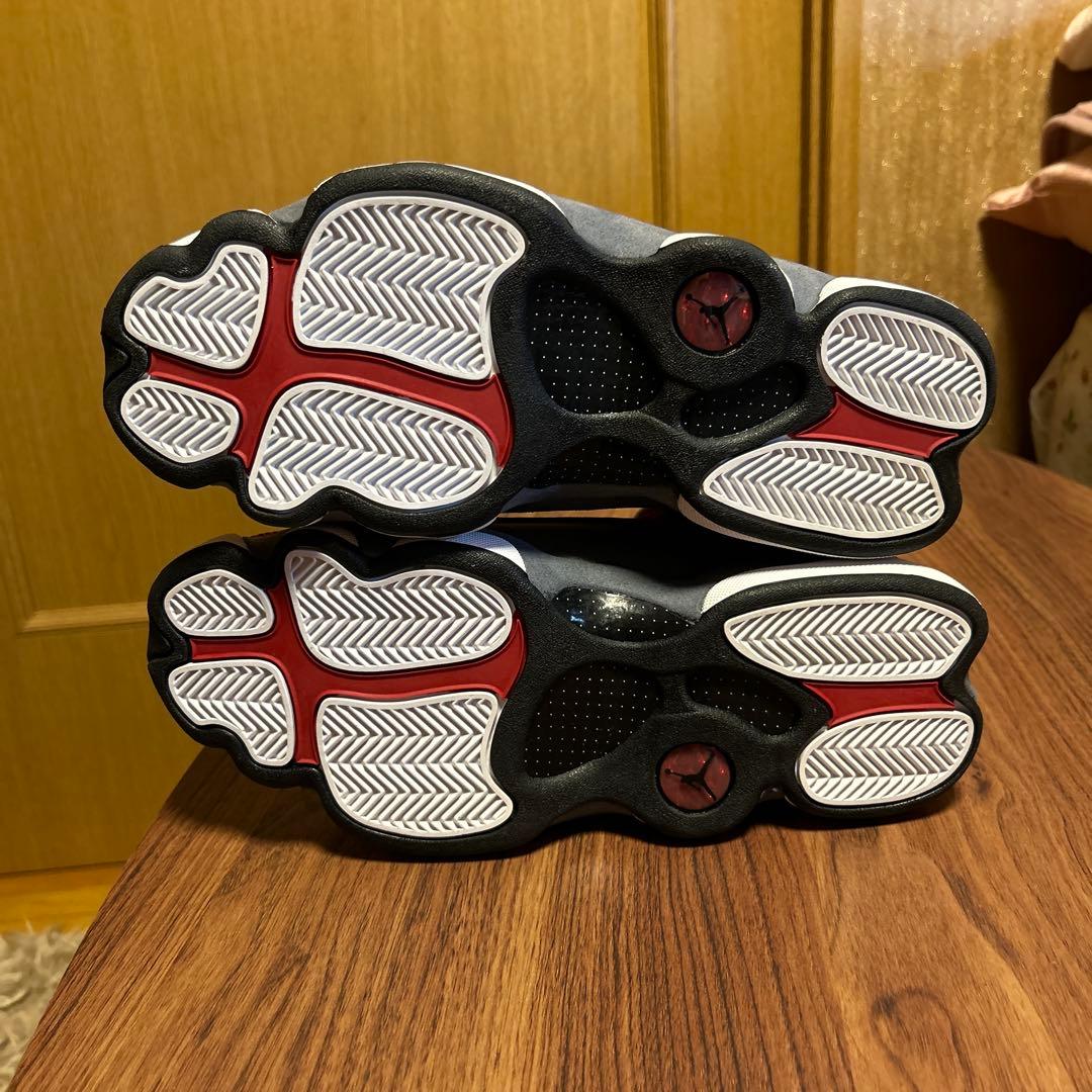 Jordan 13 スニーカー レッド/ホワイト/グレー