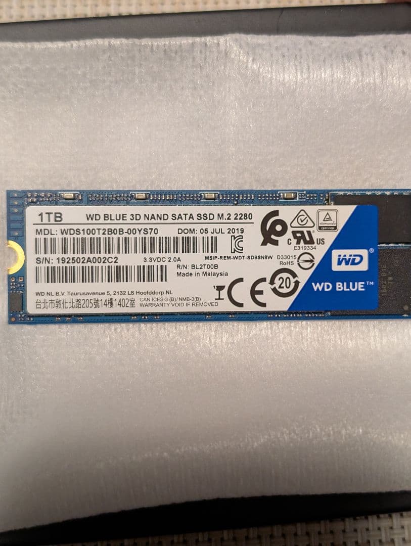 ゆ*う様 WD Blue 3D NAND SATA SSD 1TB M.2 22