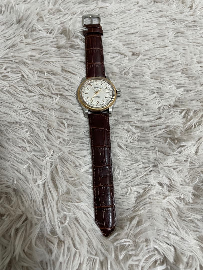 オリス ORIS 7543ポインターデイト ビッククラウン 自動巻き
