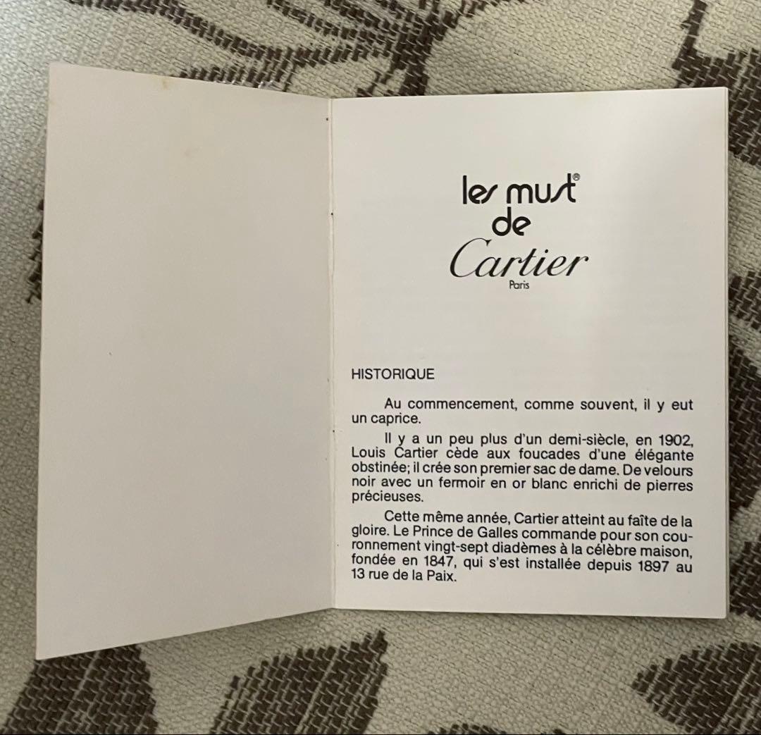 ヴィンテージ　Cartier マストライン ボストンバッグ カルティエ