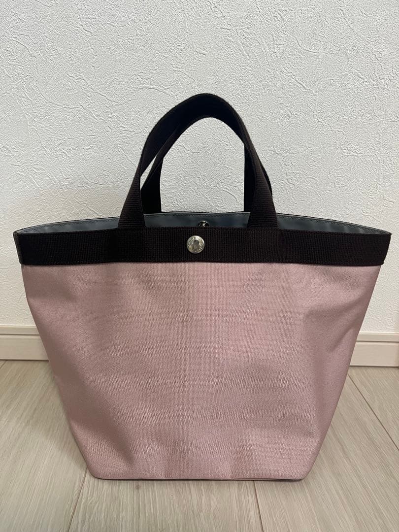 美品 Herve Chapelier舟型トートバッグ M ピンク