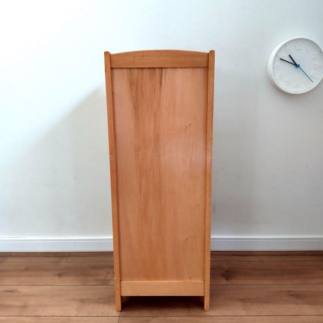 ビンテージ　オープンシェルフ　天然木材　５段収納　ラック　フクダクラフト