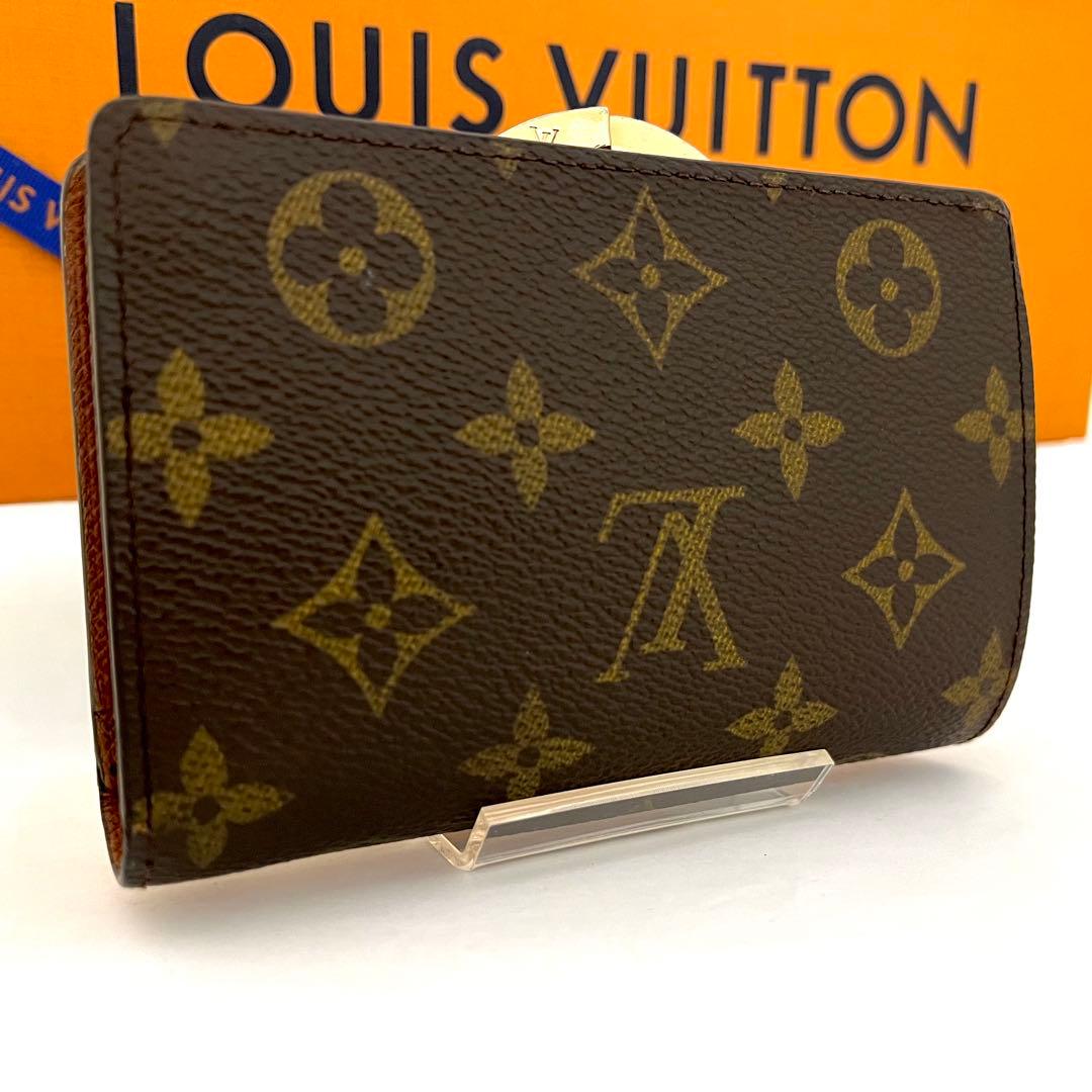 ✨良品✨ルイヴィトン モノグラム ポルトフォイユ ヴィエノワ がま口 折り財布