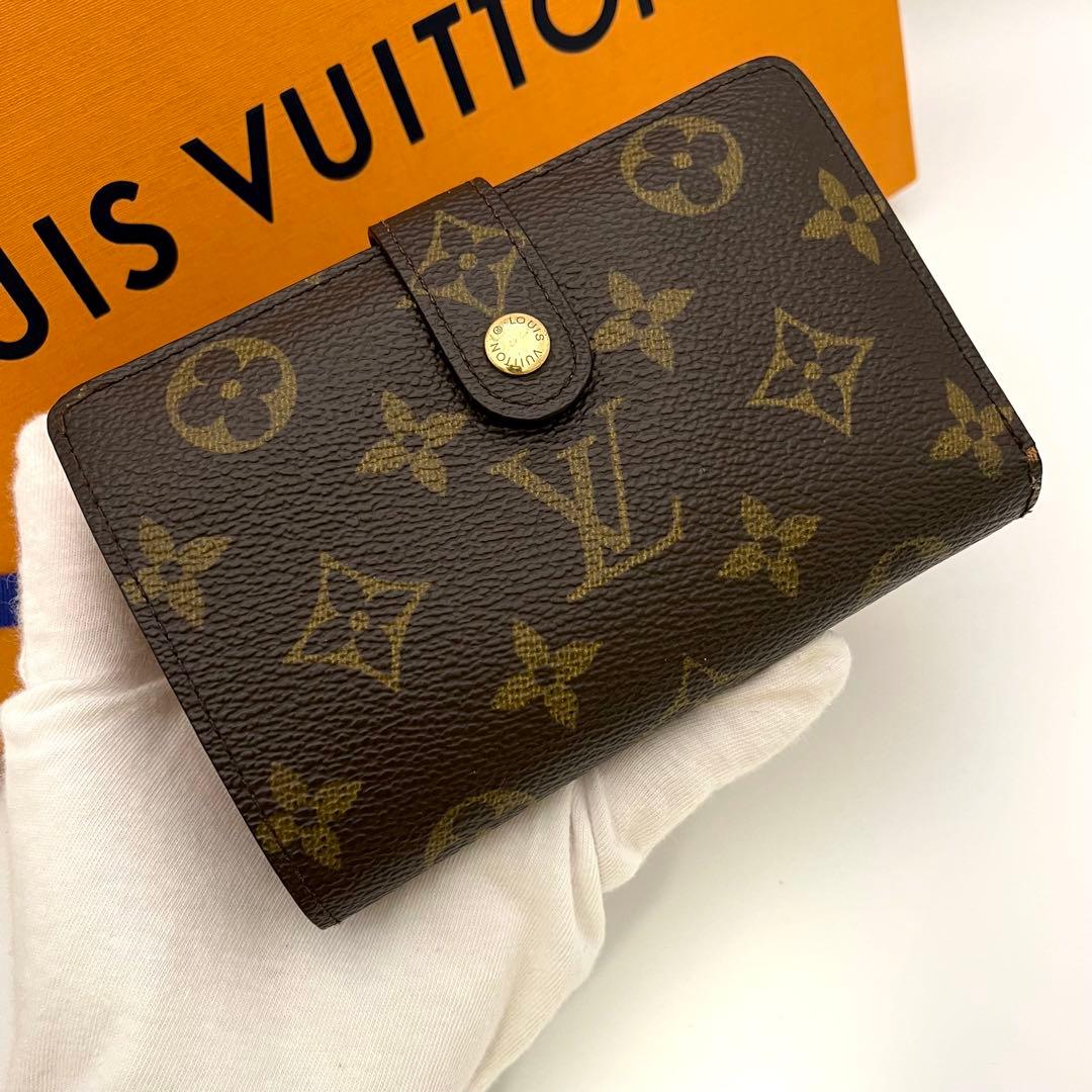 ✨良品✨ルイヴィトン モノグラム ポルトフォイユ ヴィエノワ がま口 折り財布