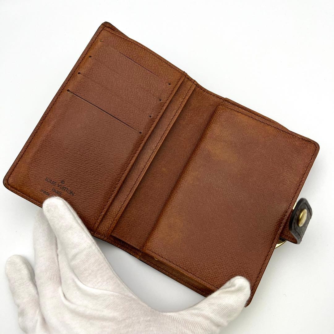 ✨良品✨ルイヴィトン モノグラム ポルトフォイユ ヴィエノワ がま口 折り財布