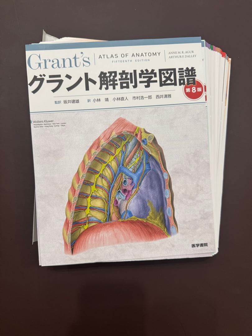 【裁断済】グラント解剖学図譜 第8版