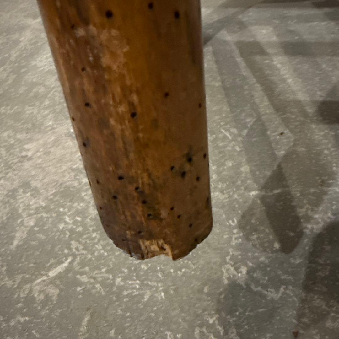 ヴィンテージ　ダイニングチェア　カフェチェア　藁座面　2