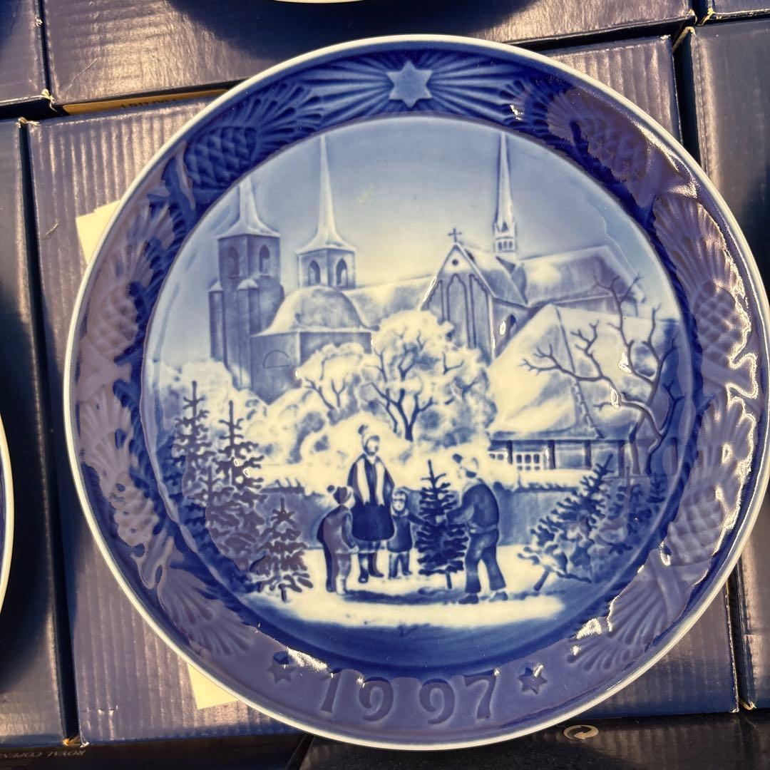 ロイヤルコペンハーゲン イヤープレート 1990-2000 11枚セット 未使用