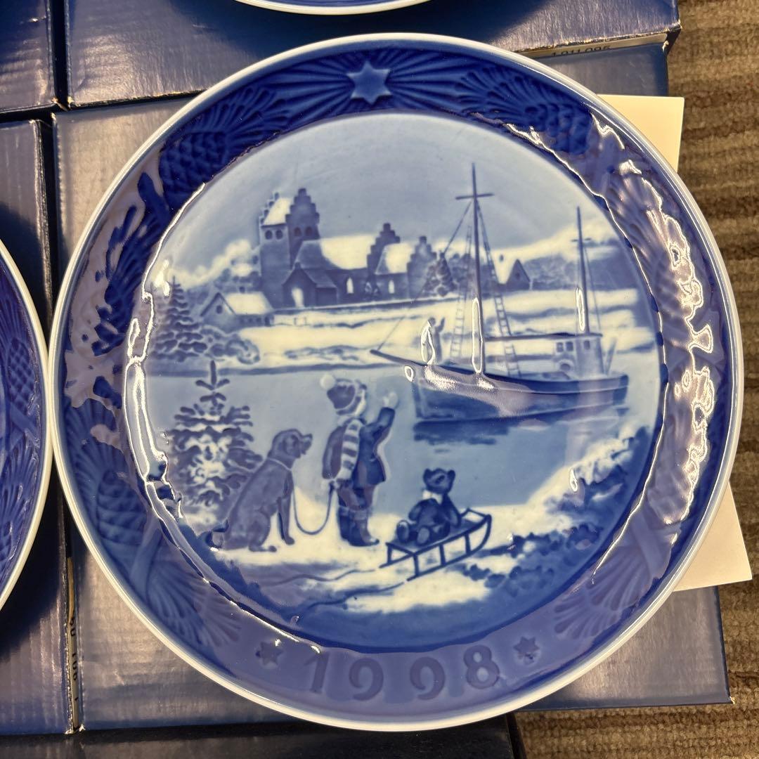 ロイヤルコペンハーゲン イヤープレート 1990-2000 11枚セット 未使用