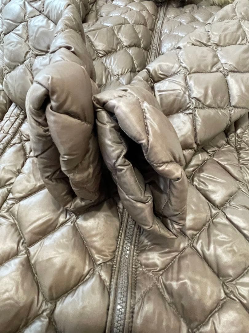 TATRAS タトラス ダウン　Ｗジッパー　ラクーン M　ファー取外し可