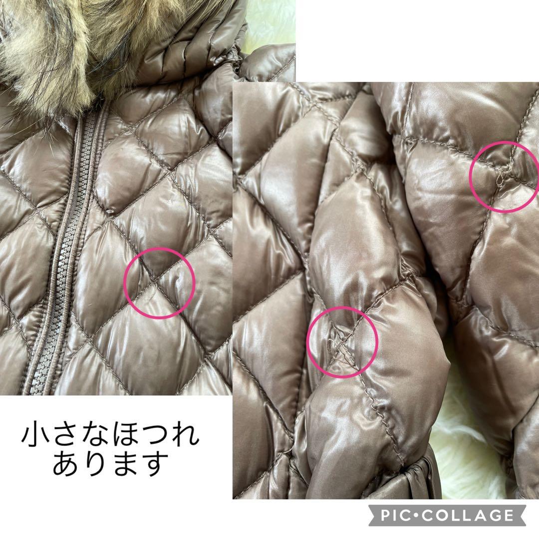 TATRAS タトラス ダウン　Ｗジッパー　ラクーン M　ファー取外し可