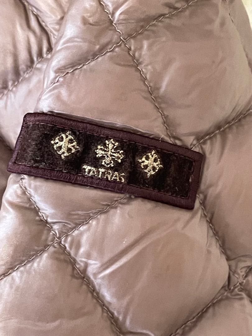 TATRAS タトラス ダウン　Ｗジッパー　ラクーン M　ファー取外し可