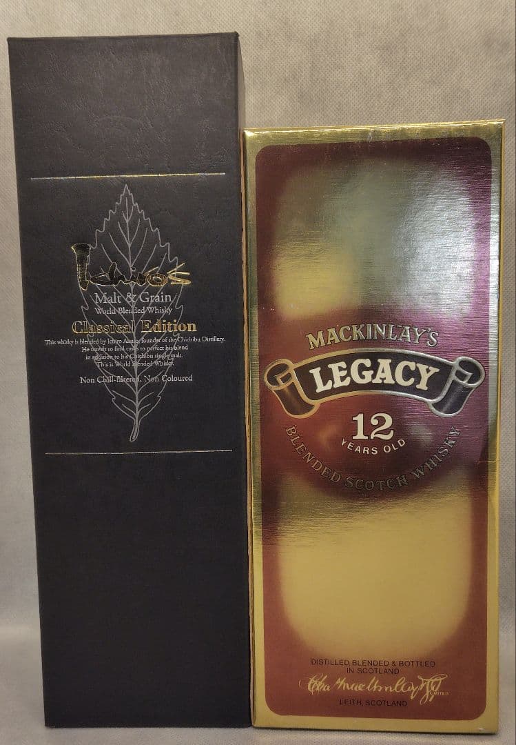 し*ん様 ①マッキンレー レガシー 12 ②イチローズモルト クラシカルエディシ