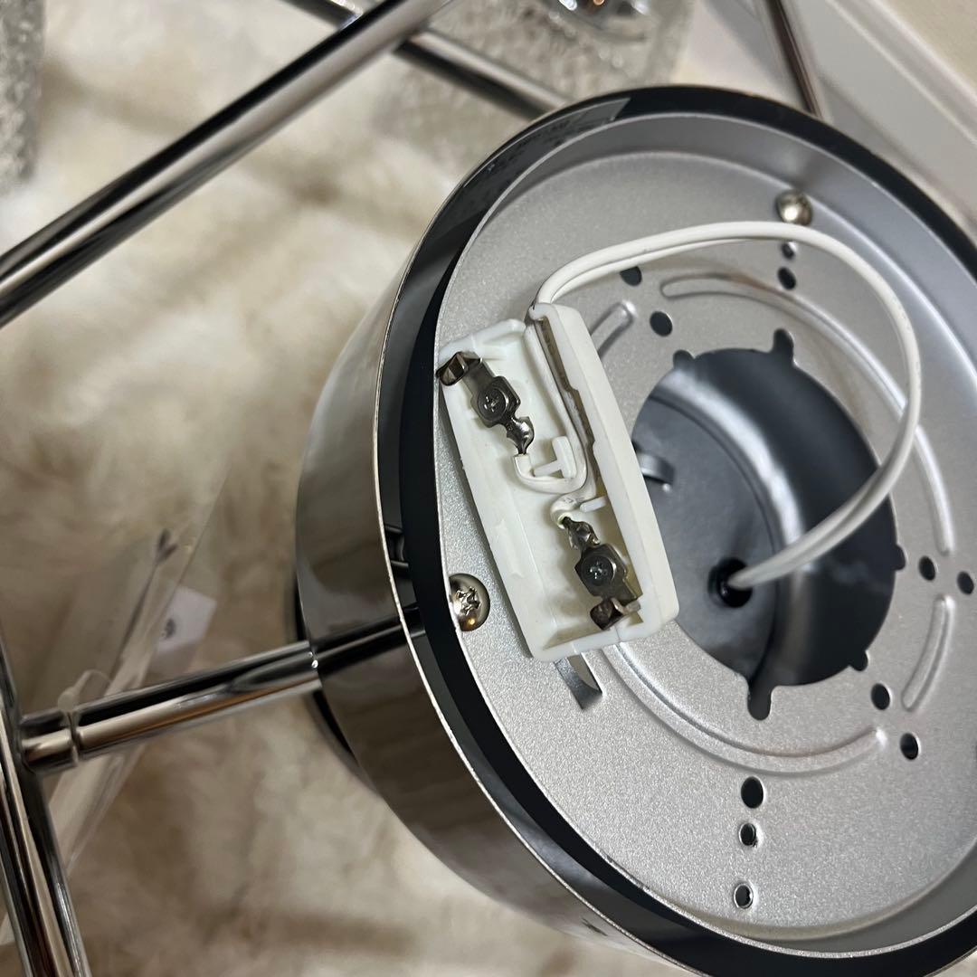 キシマ　シャンデリア　シーリングライト　amp51308 シルバー　美品