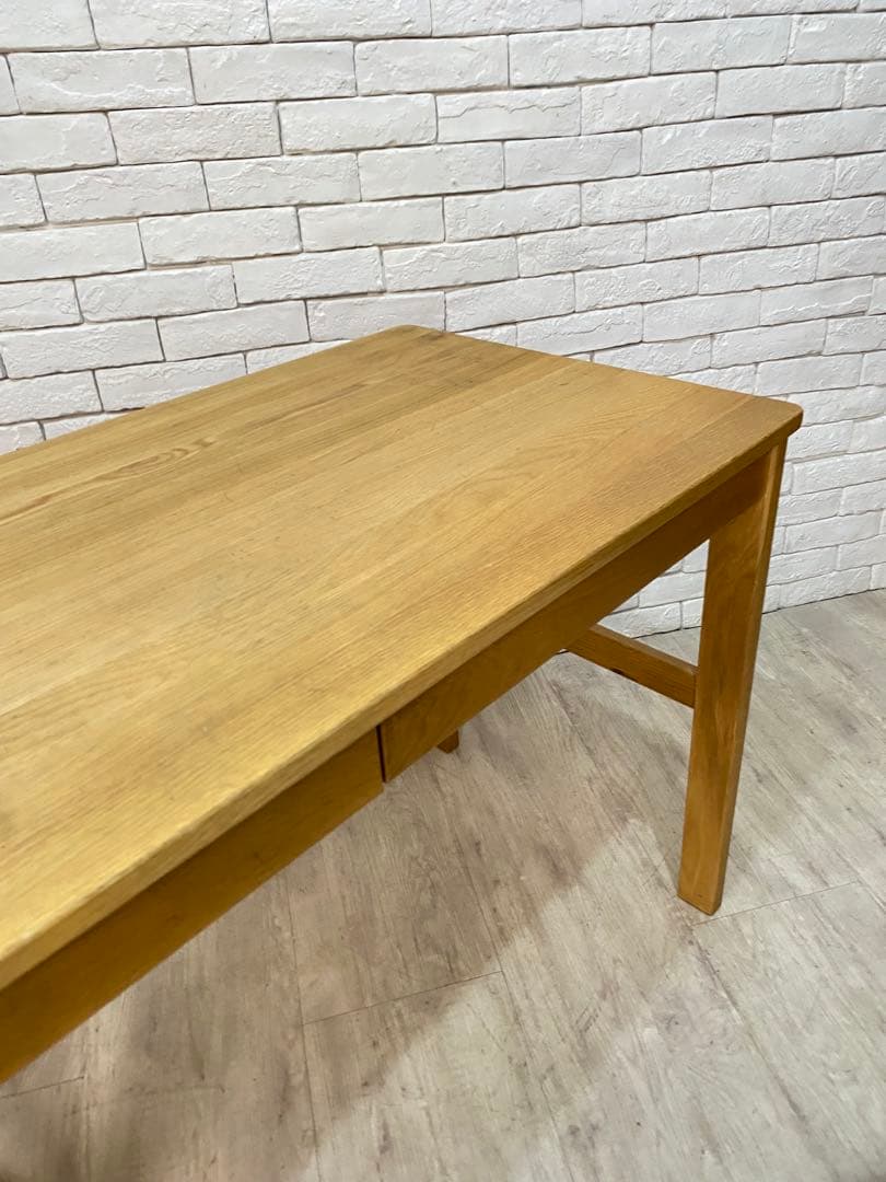 【東京都内23区配送無料】　無印良品 オーク　無垢材　デスク 机