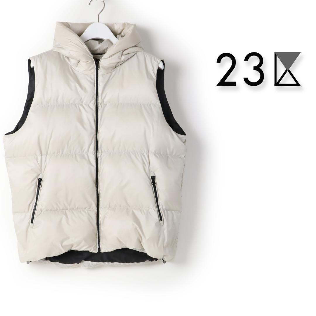 545 新品 23区 ダウンベスト 撥水加工/洗えるレディース 38