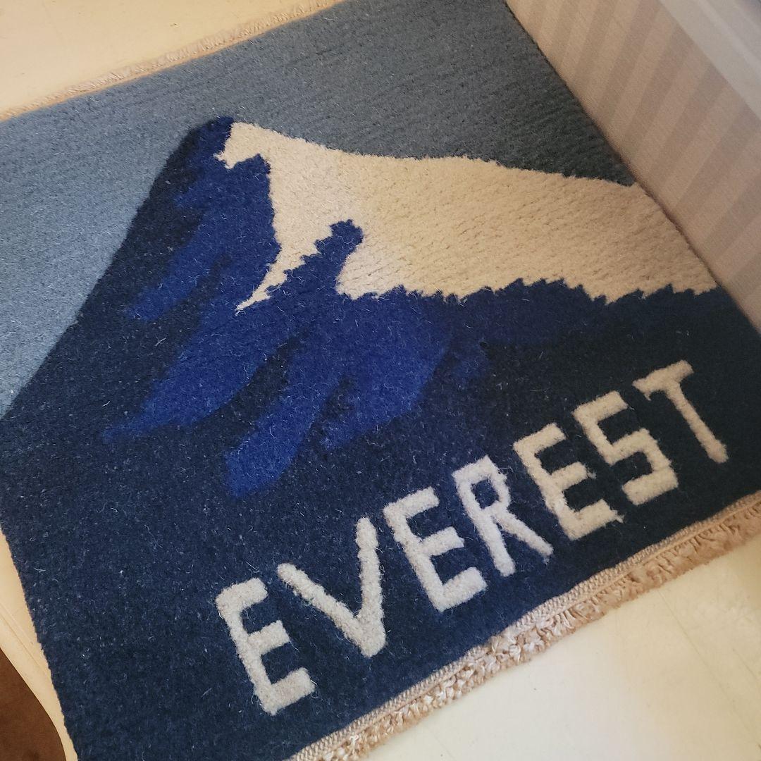 売約済みです！　2枚　ウール 100%ラグ　ネパール産　アンティークマット