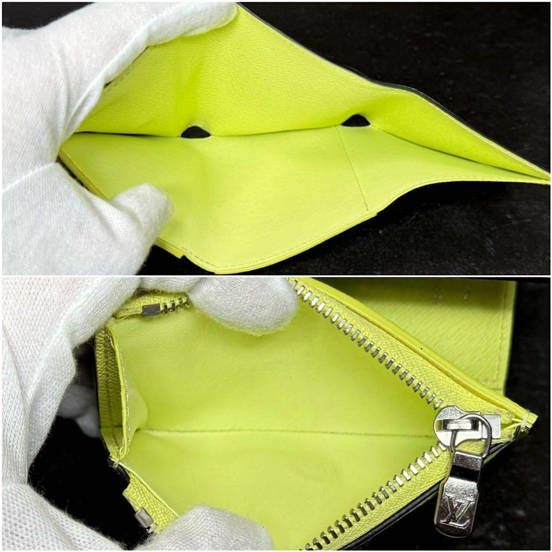 超美品 日本限定 ルイヴィトン タイガラマ レモン ヴィクターウォレット 財布