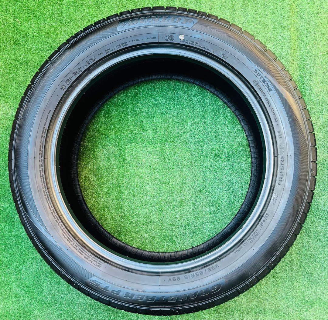 DUNLOP GRANDTREK 225/55R19 23年41週目9分山 4本