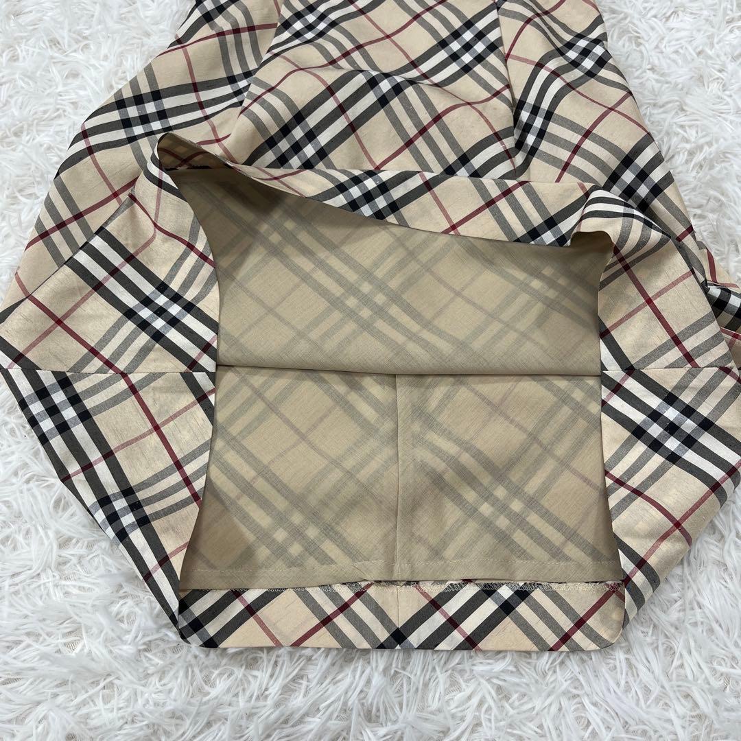 【BURBERRY LONDON】ワンピース ノバチェック シルク混 150