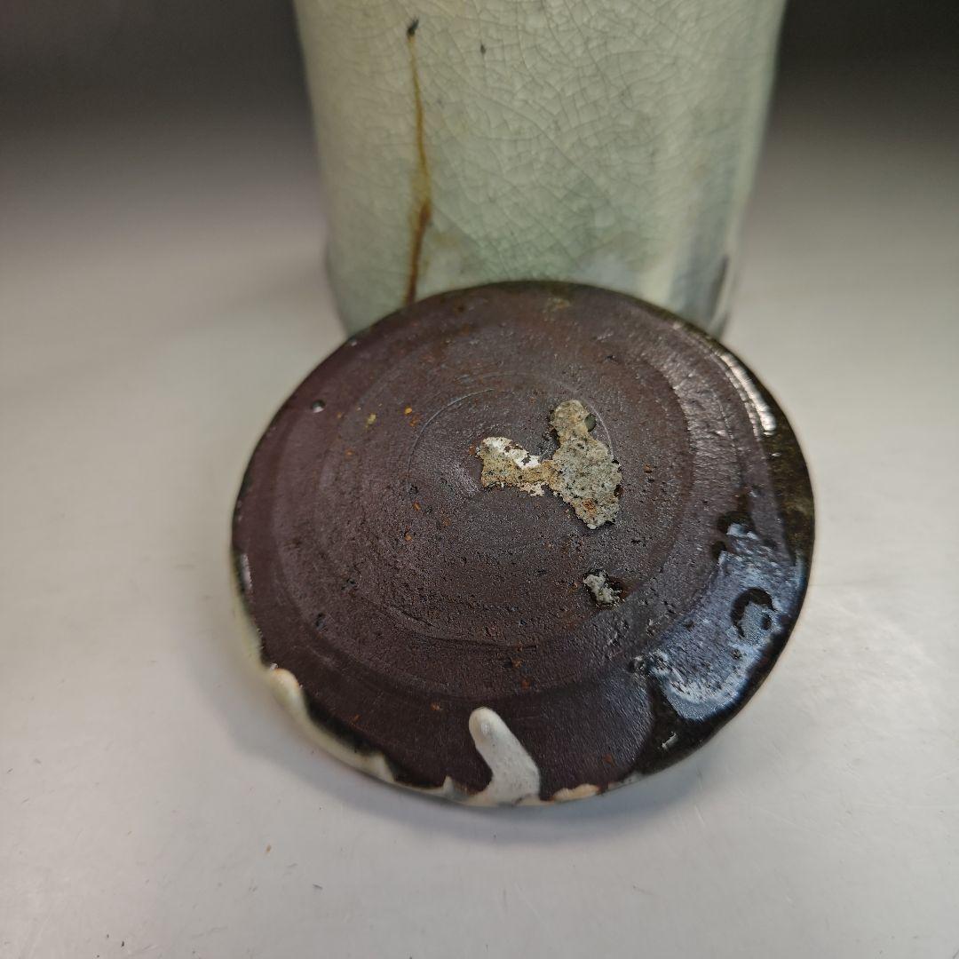 イ775 水指『近藤精宏』『榛沢窯　粉引　水指　共箱』茶道具