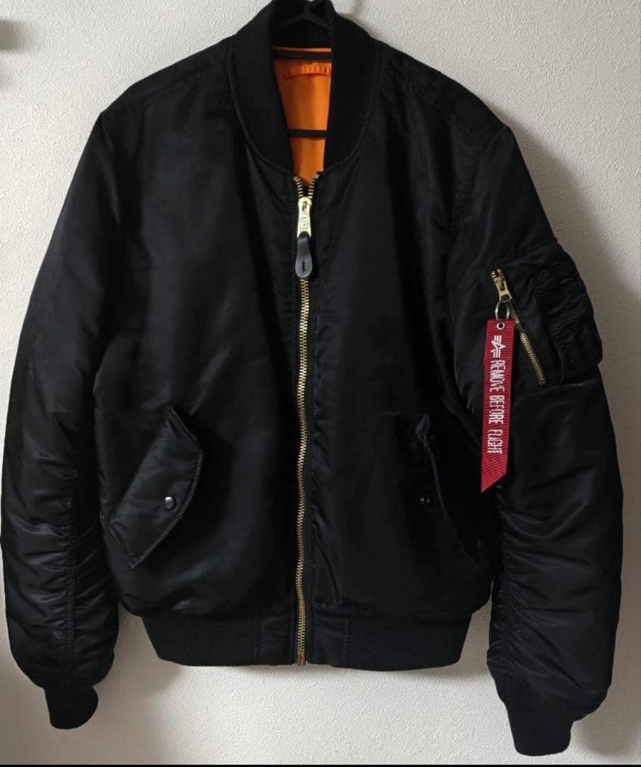 Alpha industry MA-1 フライトジャケット ブラック