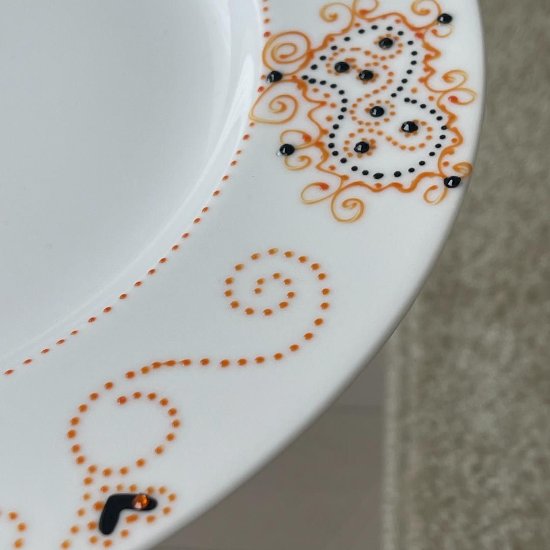 【新品未使用】ソワジック Soizick プレート 大皿 2枚 ラインストーン付