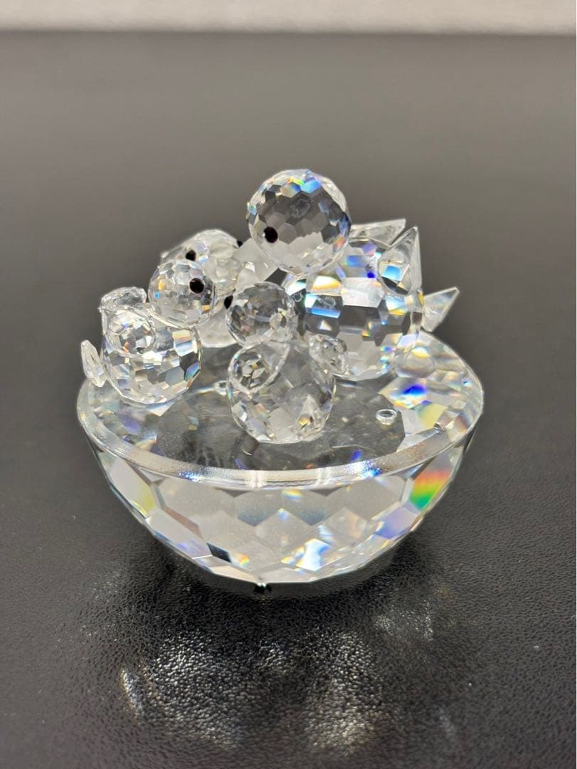 スワロフスキー Swarovski クリスタルひよこ置物