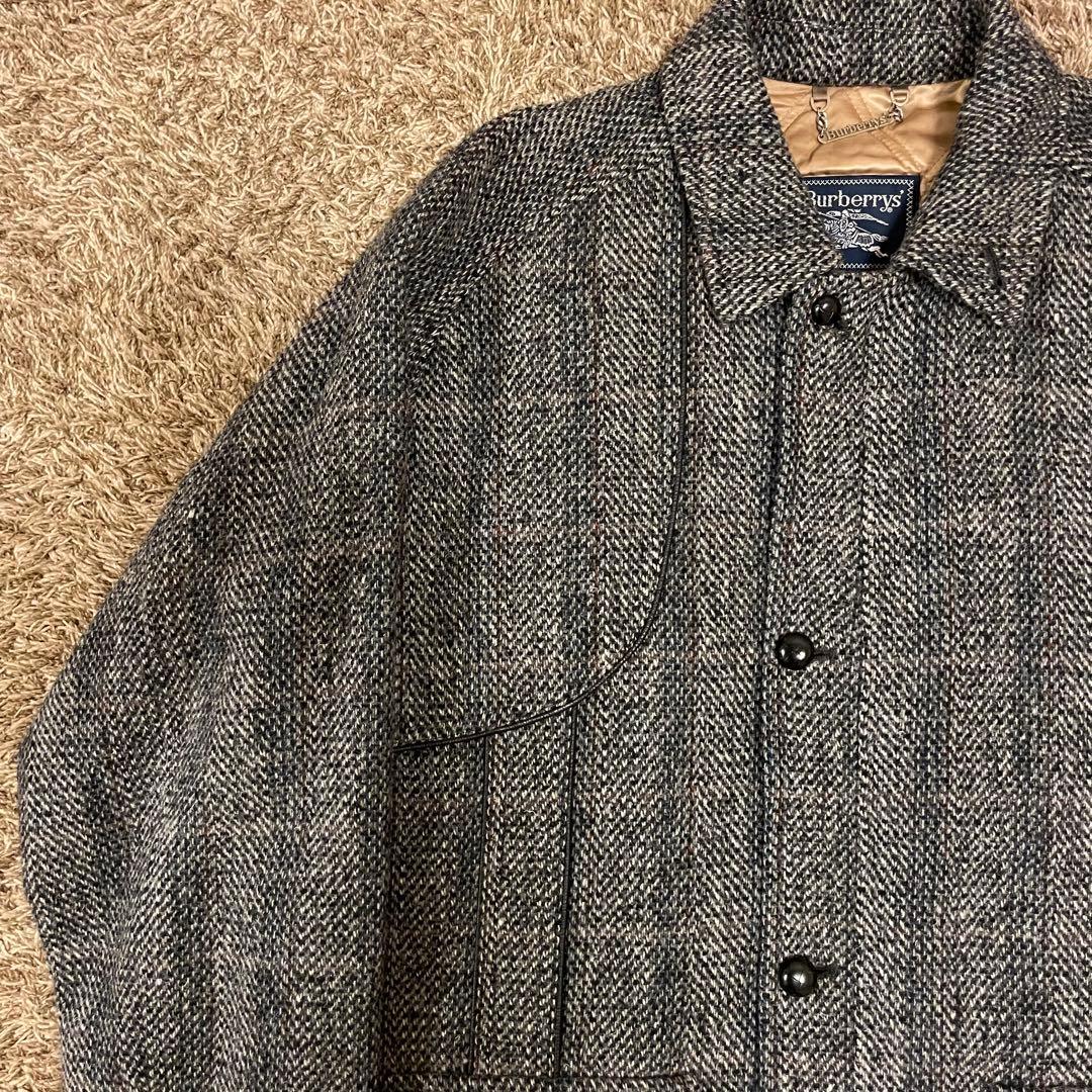 80s　90s　Burberry's　バーバリー　ツイードジャケット