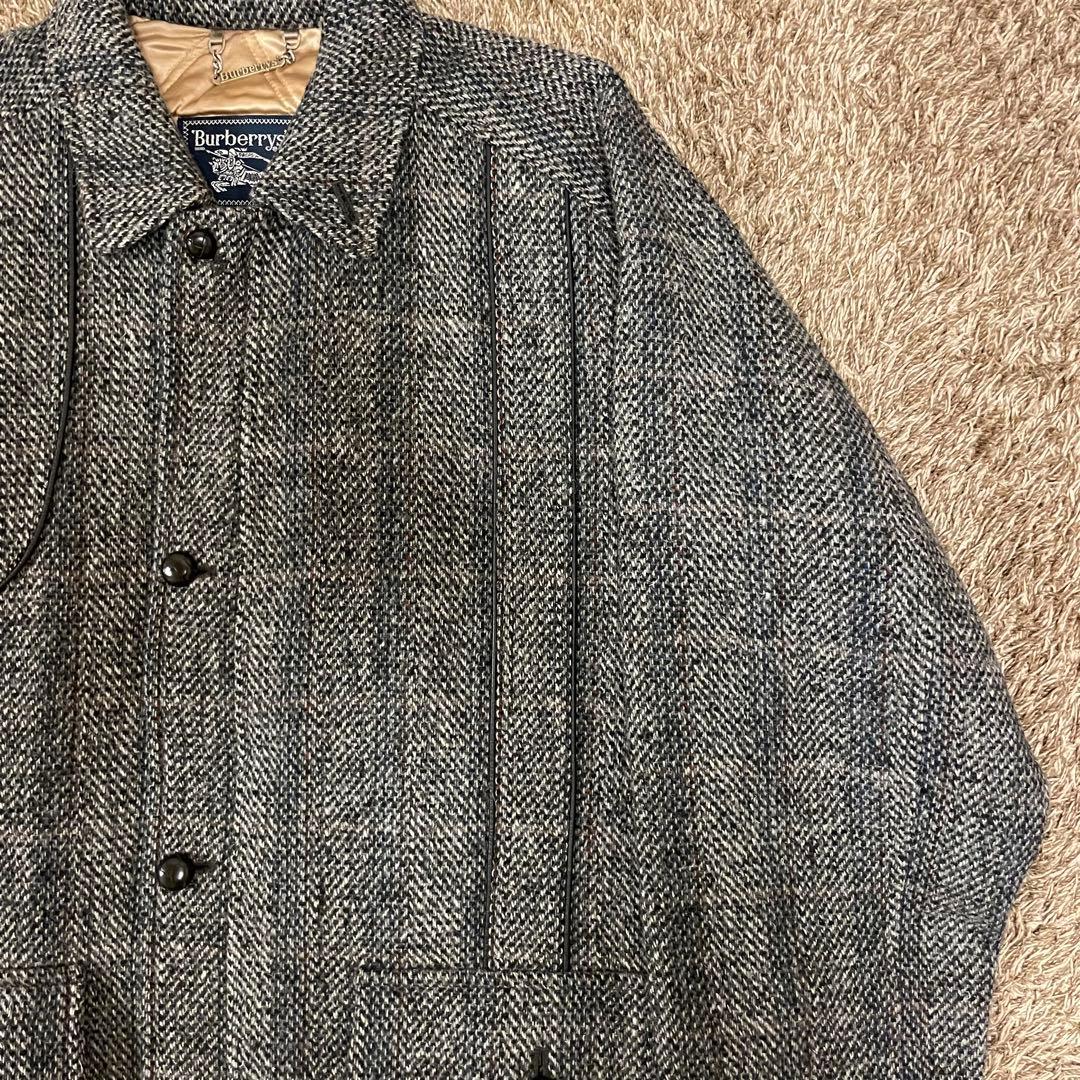 80s　90s　Burberry's　バーバリー　ツイードジャケット
