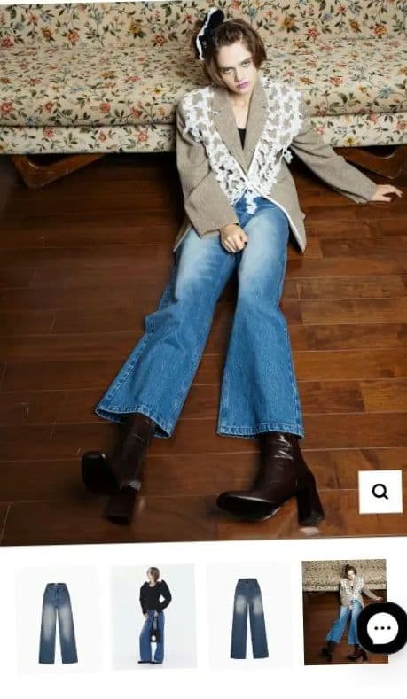 本日発送【新品未使用】bibiy デニム　Sサイズ