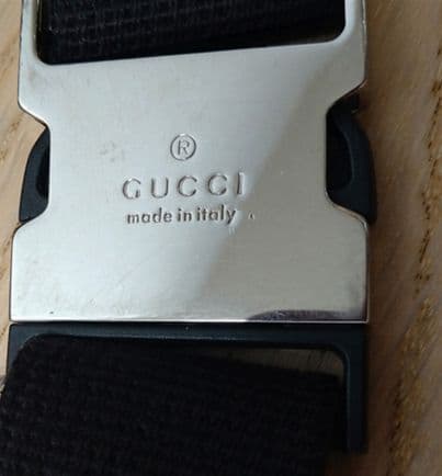 GUCCI ボディバッグ 大 黒 ナイロン ★本日5日迄最終値下★