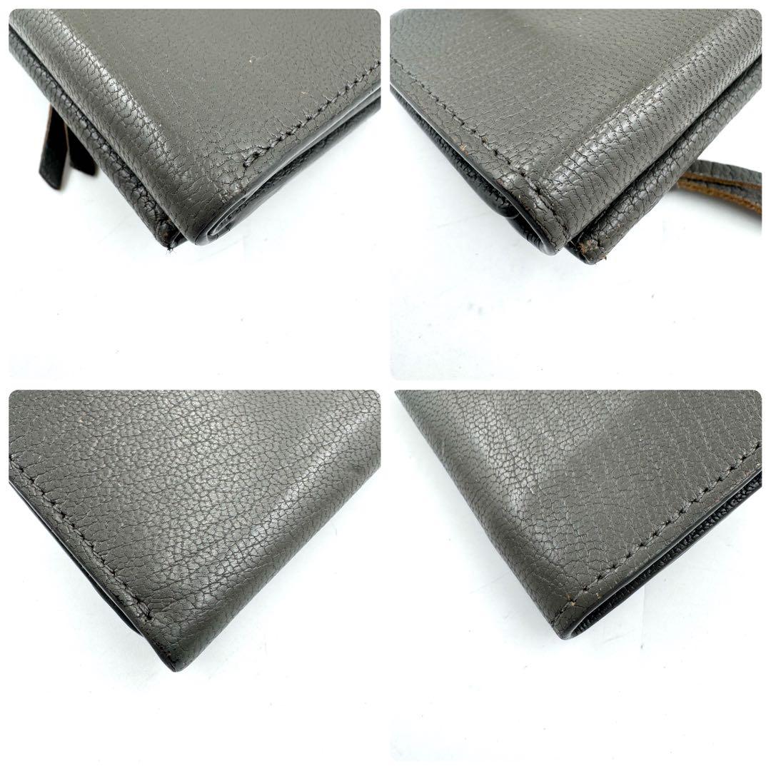BALENCIAGA✨エッジシティミニウォレット 三つ折り財布 レザー グレー