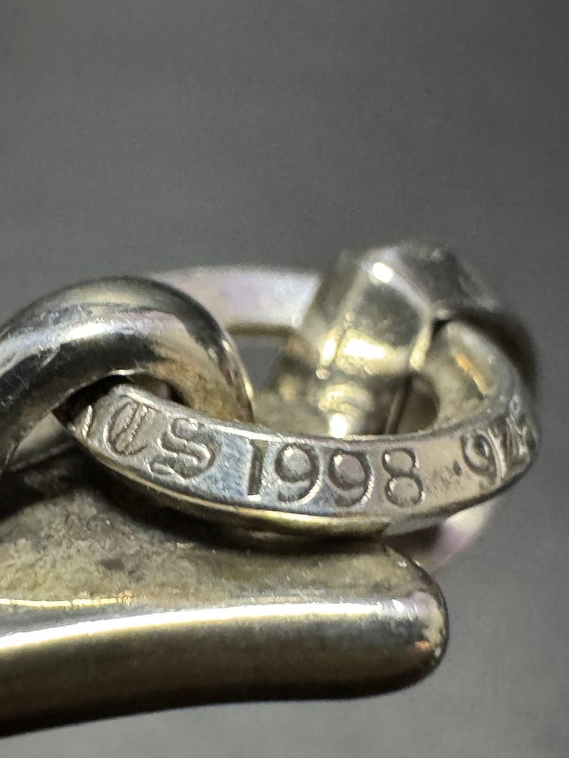 【インボイス無修正原本】クロムハーツ ラージ クロス ベイル レザー ブレード