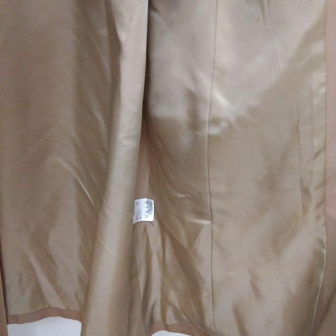 美品✨TOMORROWLAND　ベージュ トレンチコート ウール シルク