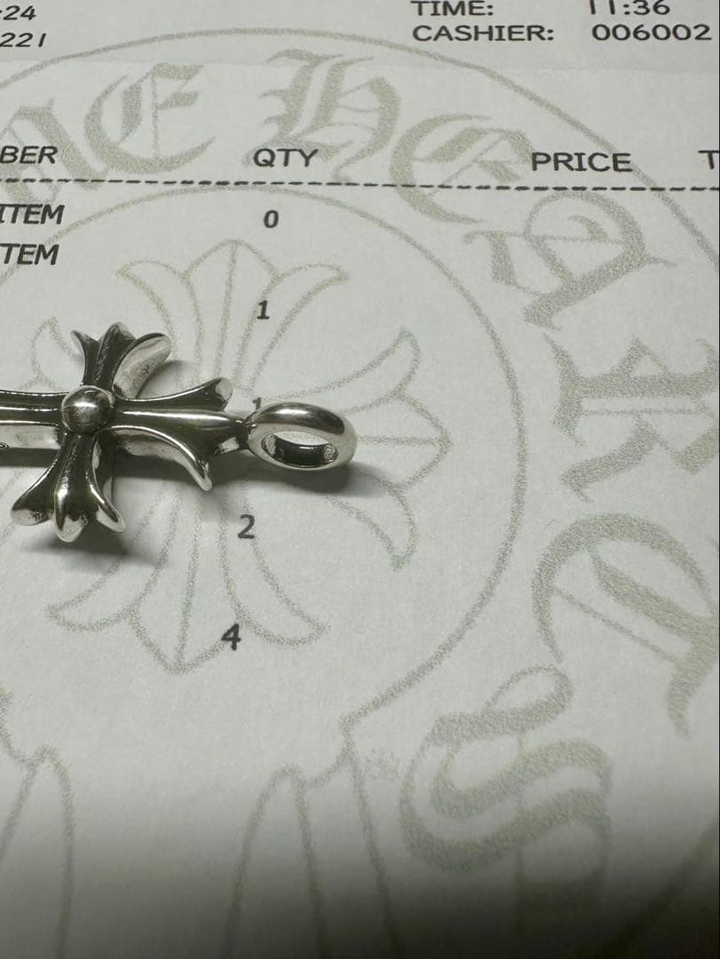 ち*ん様 クロムハーツ　タイニーファット　チャーム　ペンダント　サファイア天然パ