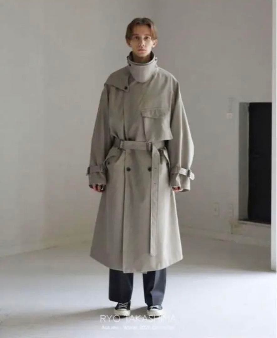 ryo takashima モーターサイクルコート（GREIGE) M