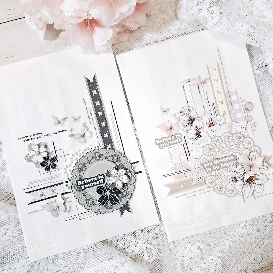 コラージュ素材　紙もの　素材紙　【1737】