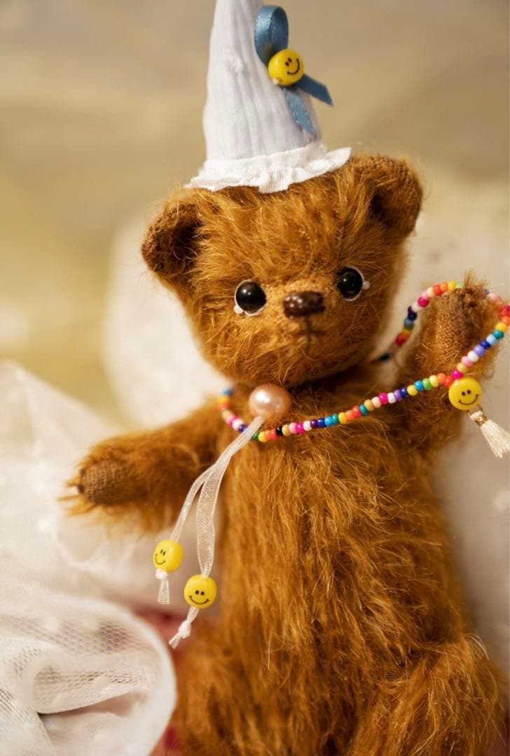 ベイビーブラウンベア ぬいぐるみ 海外作家様 ハンドメイド テディベア くま