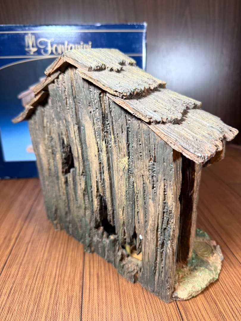 【新品】Fontanini キリスト降誕 （馬小屋と五体セット）クリスマス 伊製