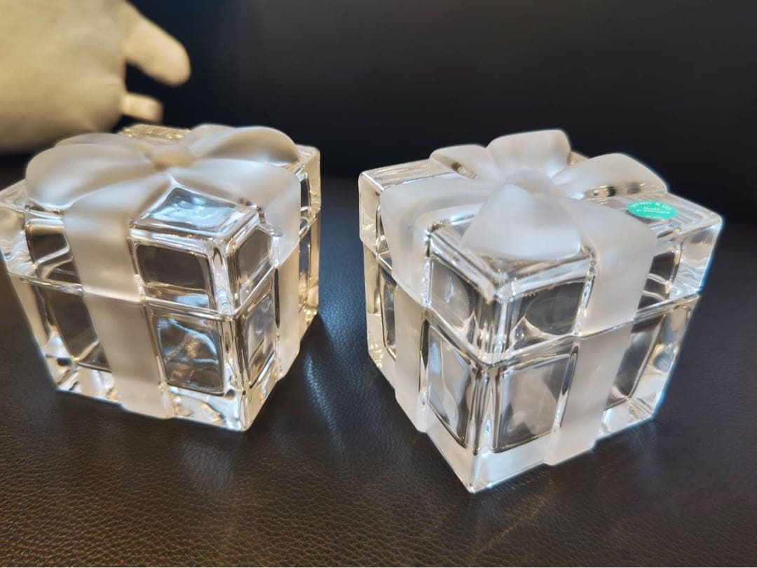 ティファニー クリスタル ボックス 置物