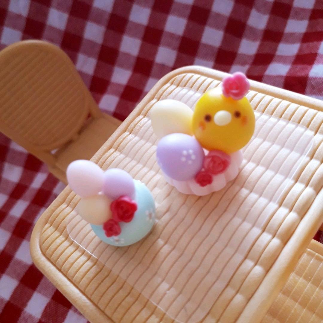 エッグタワーケーキ&タルトひよこ(黄色)