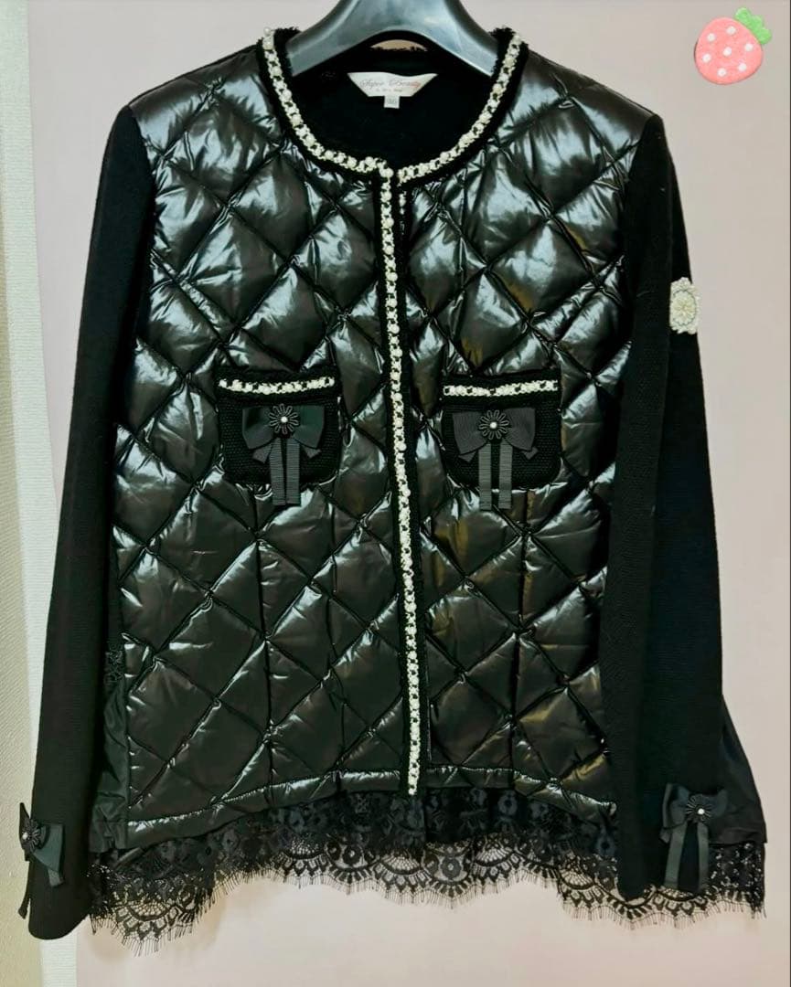 銀座マギー　エレガントなキルティングダウンニット