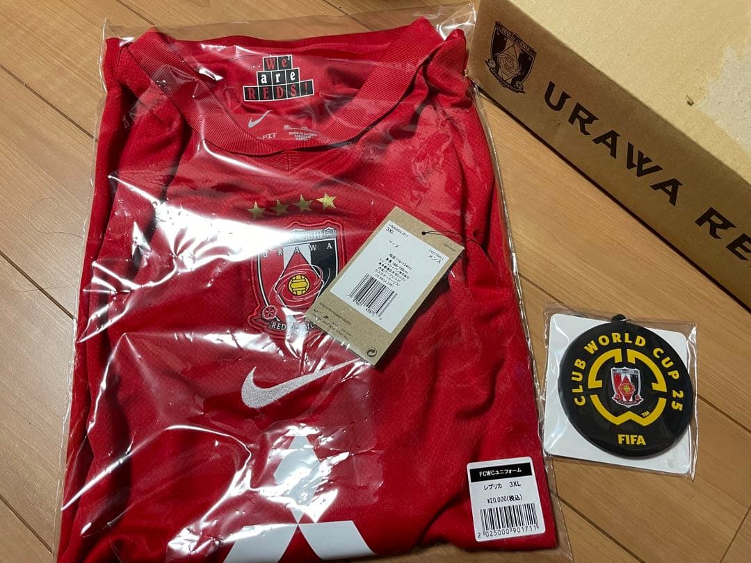 FCWC浦和レッズ レプリカユニフォーム 3XLパッチ付き おまけあり