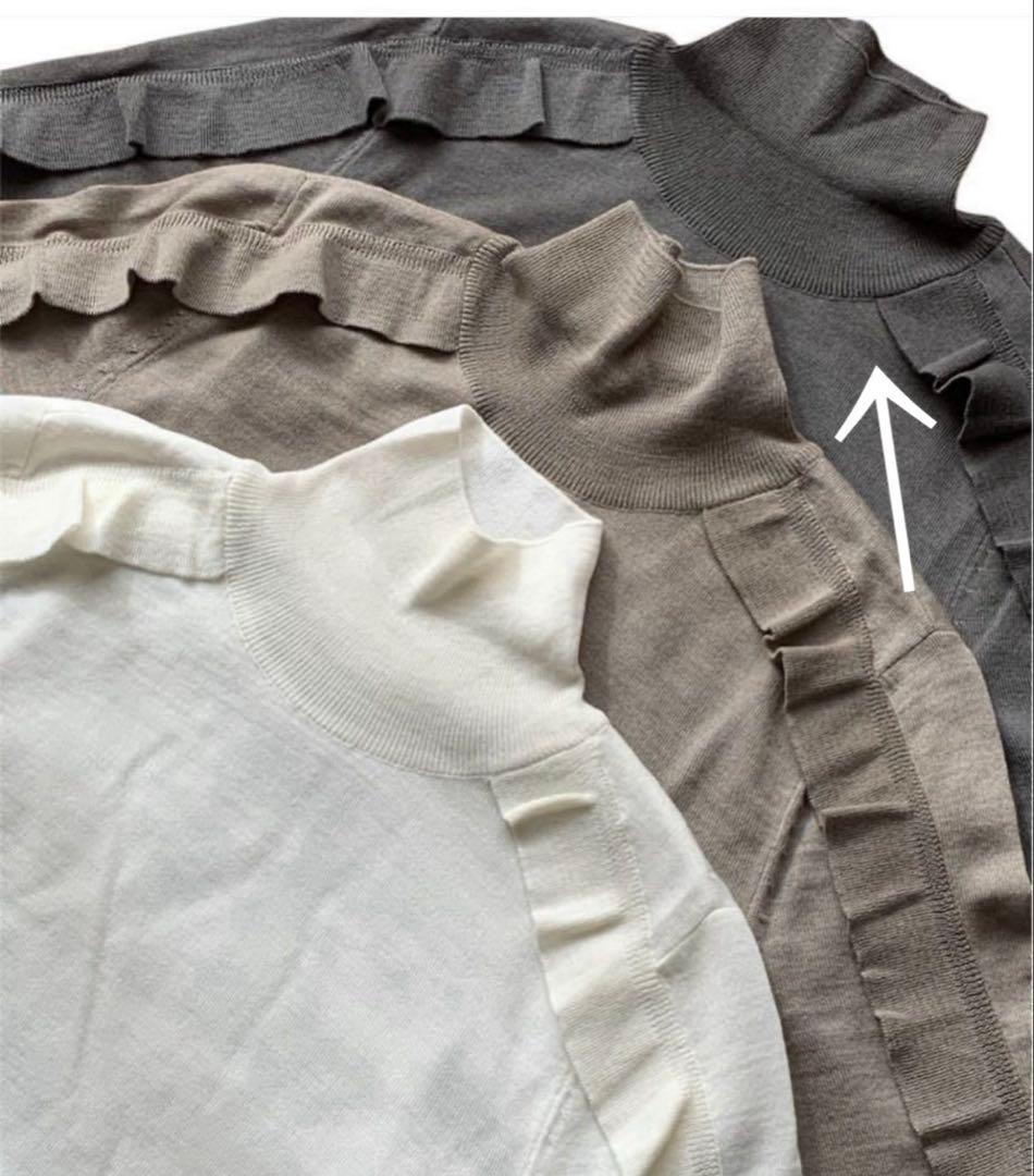 YONFAフラッシータートルニット　美品